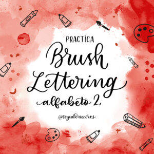 Brush Lettering alfabeto 2