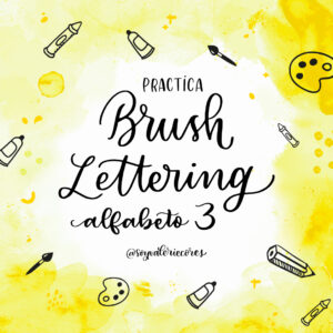 Brush Lettering alfabeto 3
